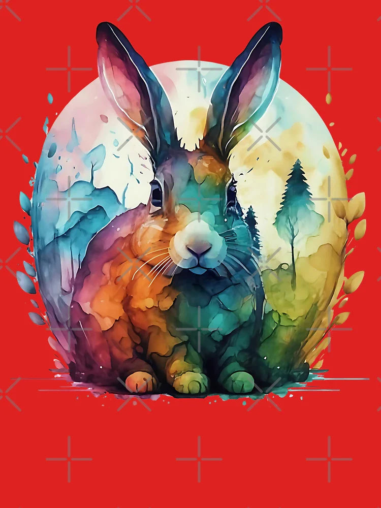 Colorful rabbit  Classic T-Shirt
