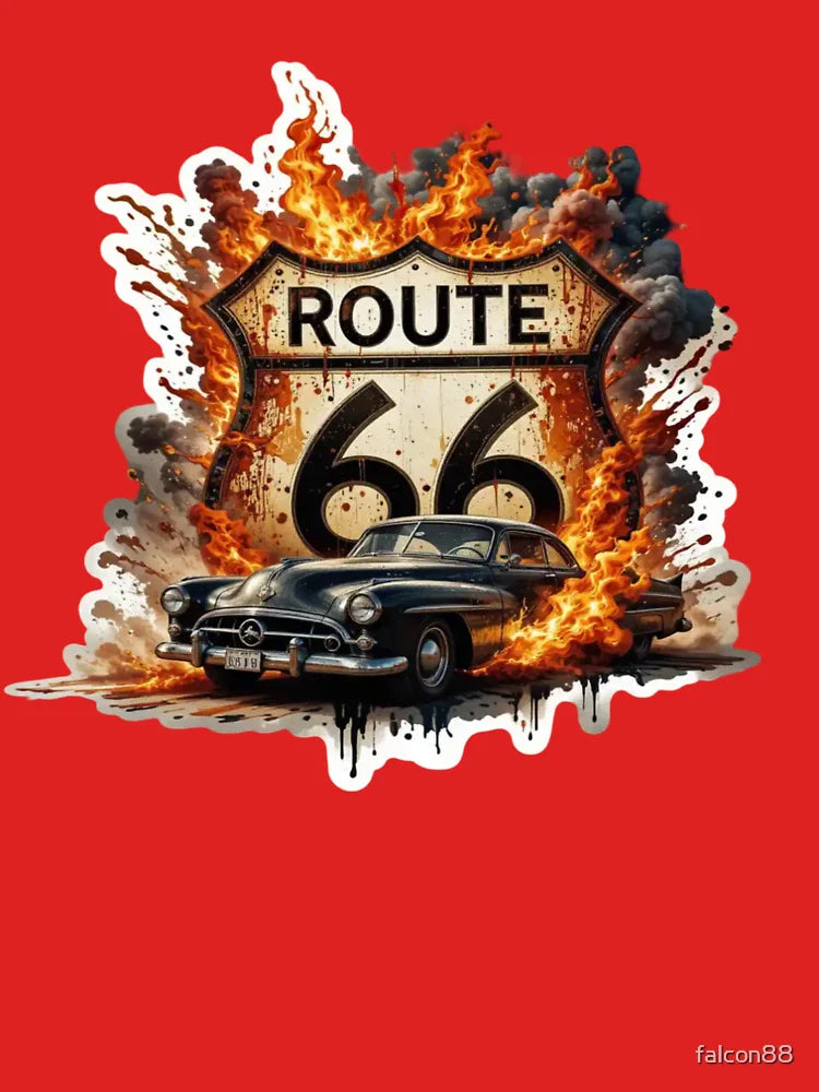 Amalgamation Route66 sticker design Classic T-Shirt