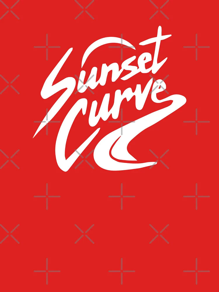 Sunset Curve white logo Classic T-Shirt
