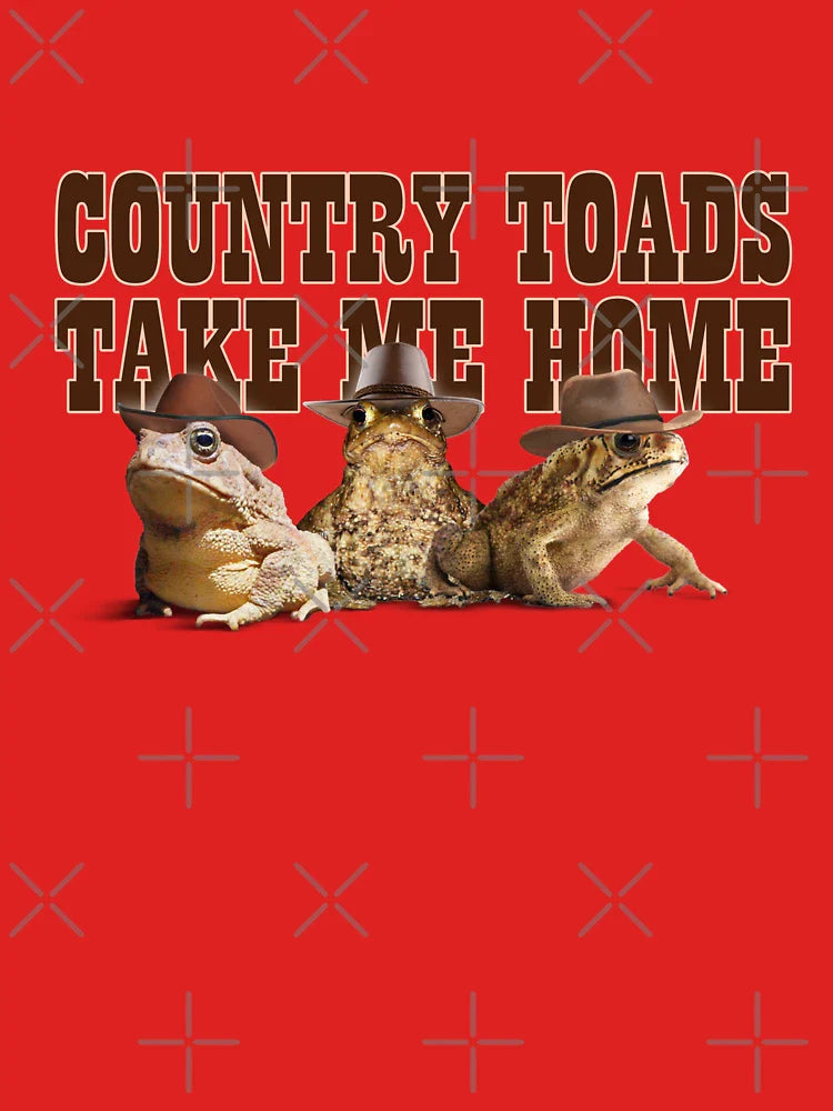 Country Toads Take Me Home Classic T-Shirt