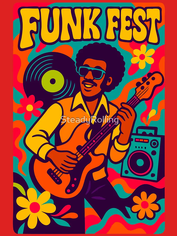 Psychedelic Funk Fest Poster Classic T-Shirt