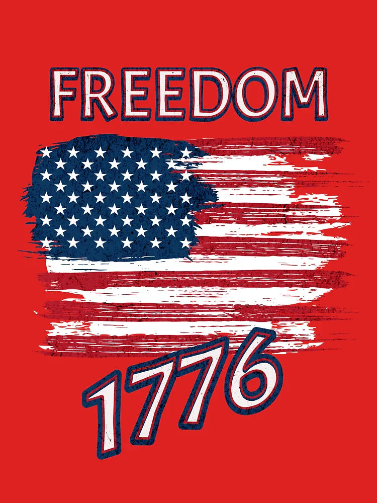 American flag 1776 freedom Classic T-Shirt
