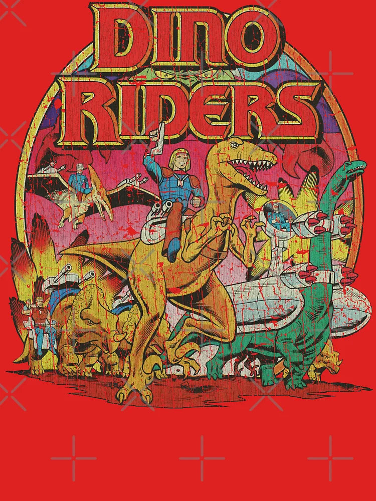 Dino-Riders The Adventure Begins 1988 Classic T-Shirt