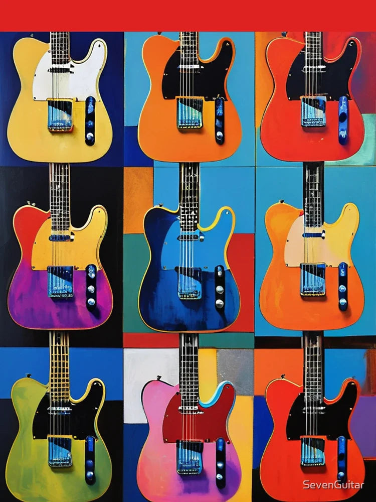 TELECASTER GUITAR TILE Classic T-Shirt