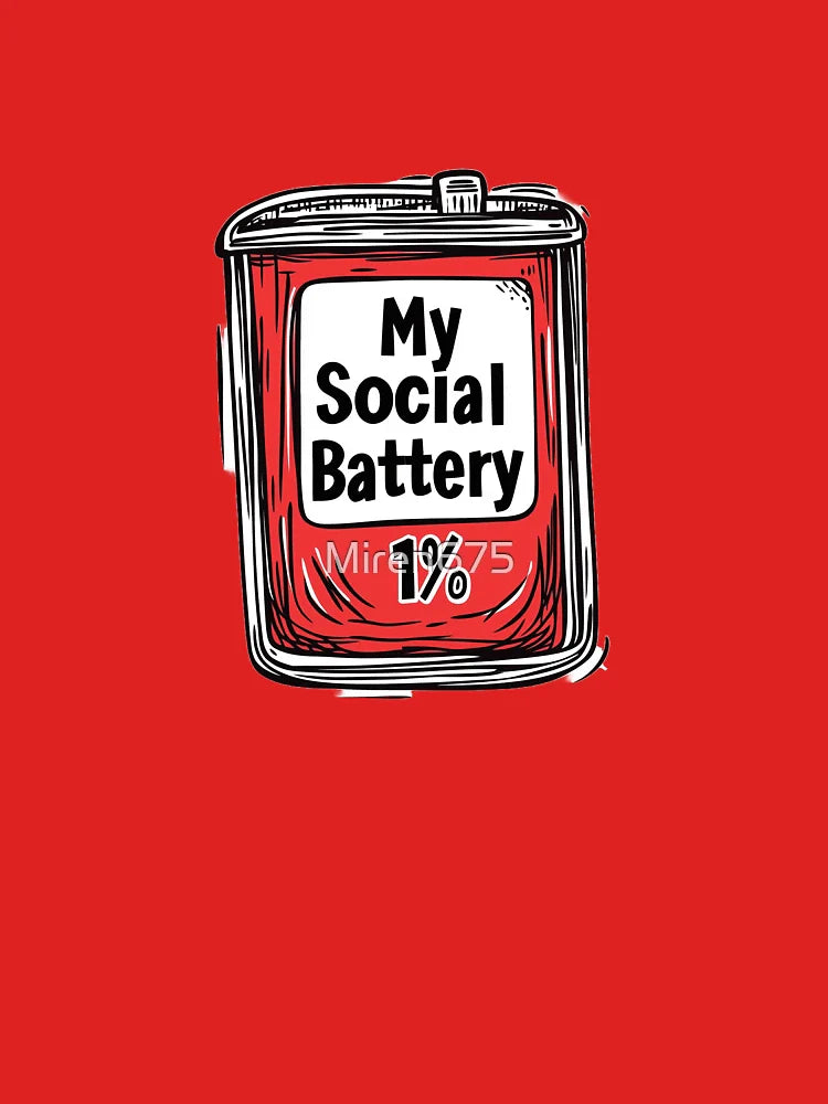 My Social Battery 1% Classic T-Shirt