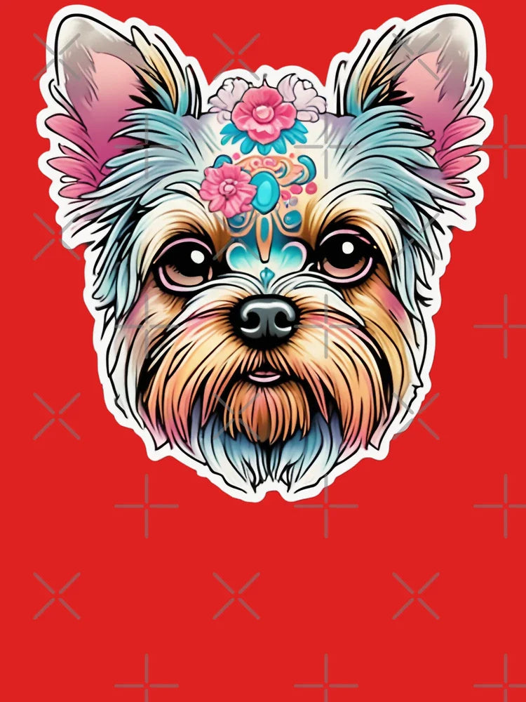 cute yorkshire terrier, fantasy artwork Classic T-Shirt