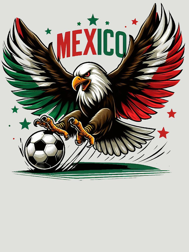 Mexico Futbol Bald Eagle Soccer #1 by BattlefoxxEarth