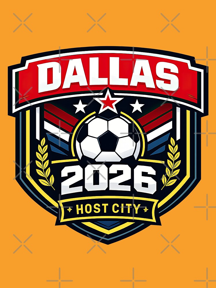 Dallas 2026 Host City Emblem with Laurel by BrickByDream