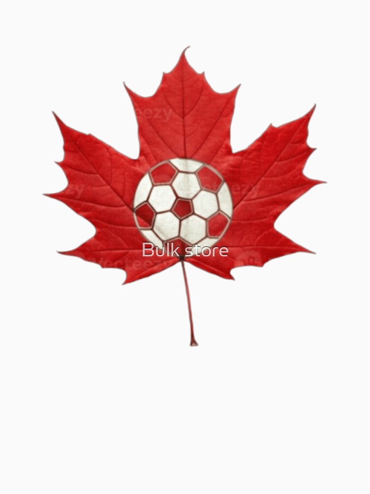 Canadian Soccer Maple Leaf Design - Canada Football Pride by Bulk store