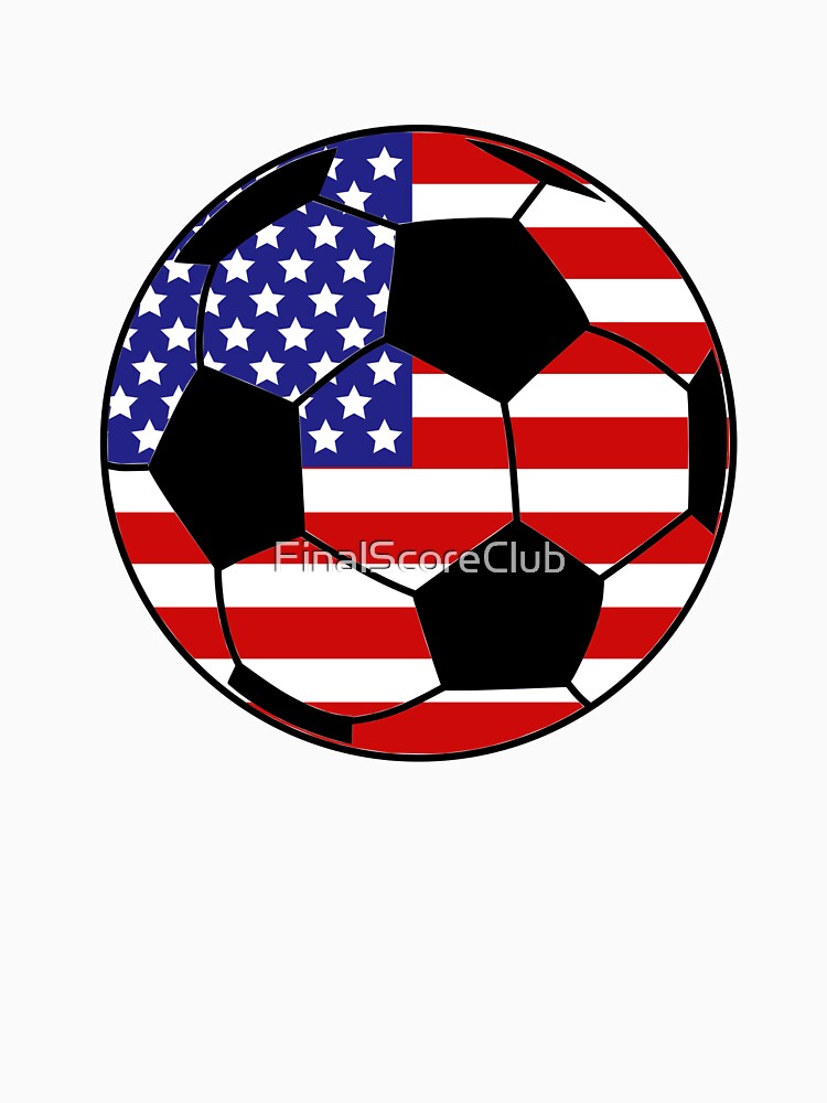 United States Flag Soccer Ball by FinalScoreClub