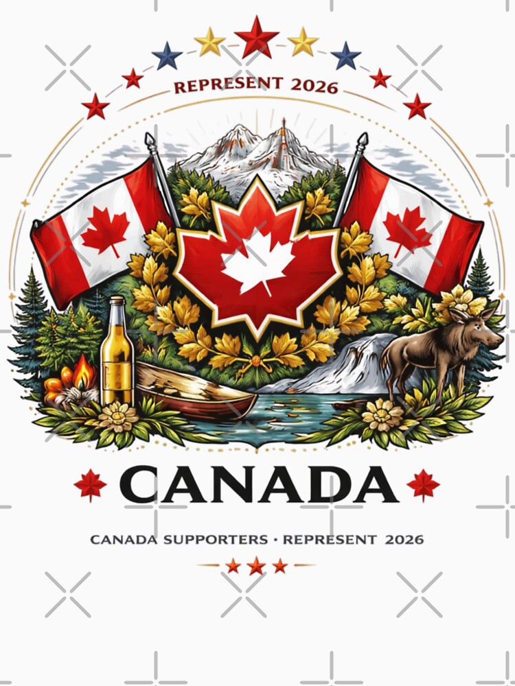 Canada Soccer Fan Shirt – Represent 2026 World Cup Canadian Supporters Design by Inner Flame Studio