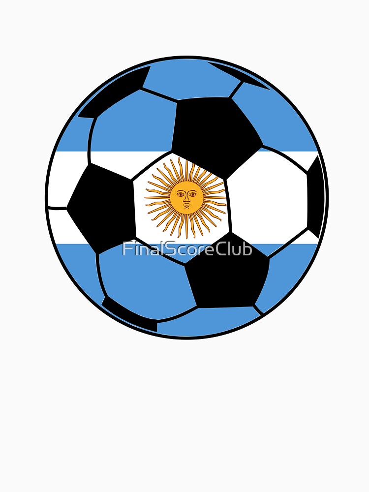 Argentina Flag Soccer Ball by FinalScoreClub