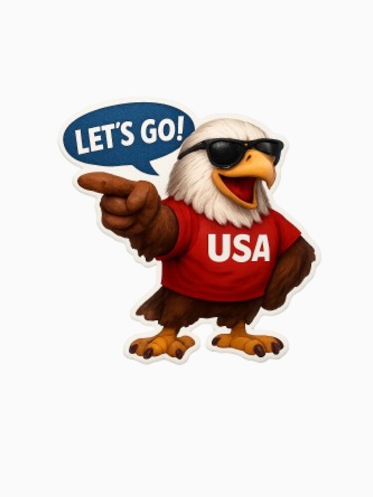 Let's Go USA Eagle Soccer by Pixanova