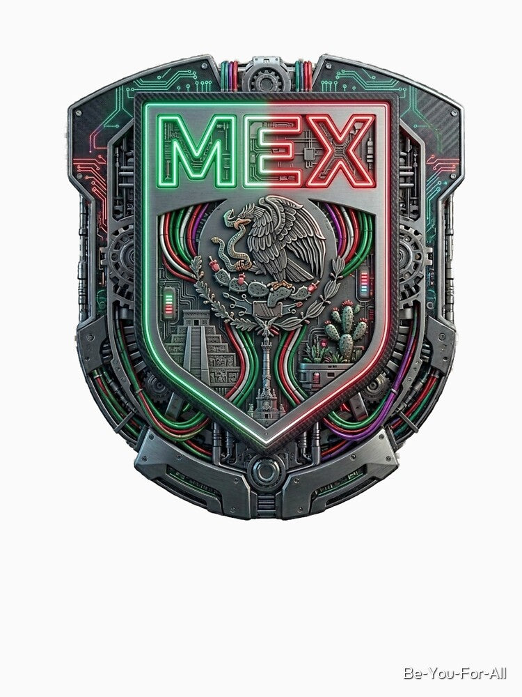 México Shield Heritage - Detailed MEX Eagle Art by Be-You-For-All