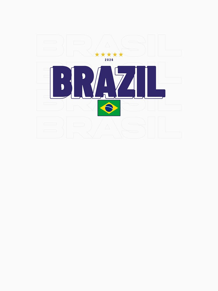 Brazil Football T-Shirt by True Motion Apparel
