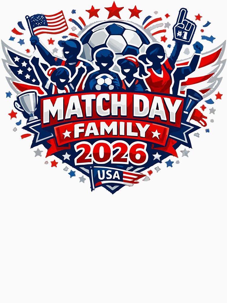 USA Soccer Family 2026 Match Day by XYZ Studio