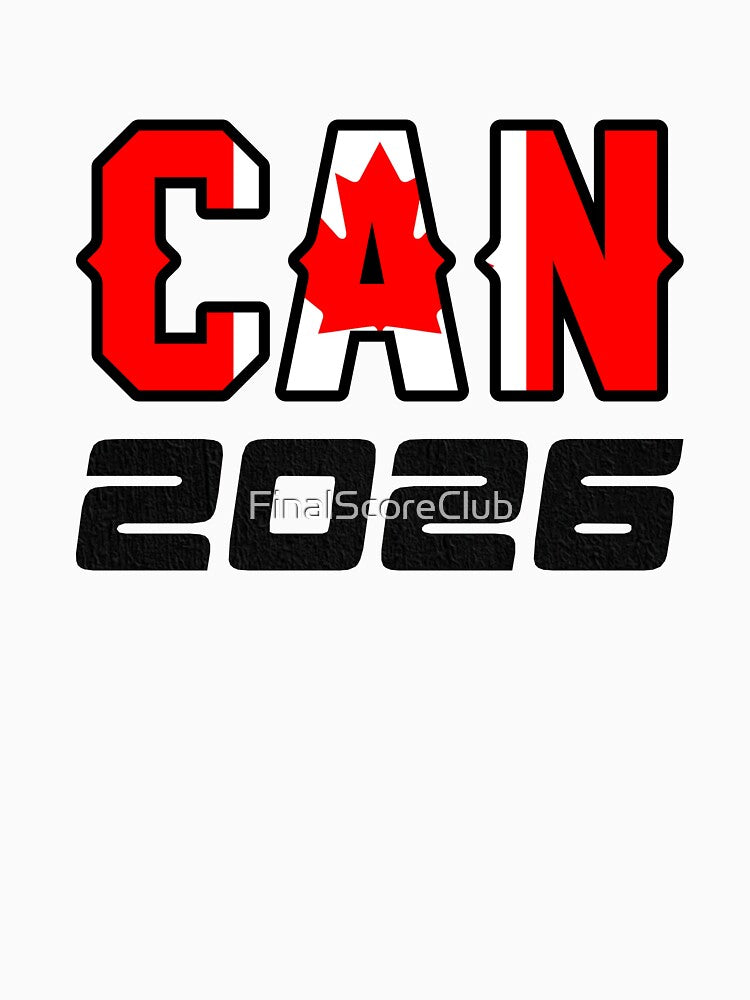 Canada CAN 2026 Design by FinalScoreClub