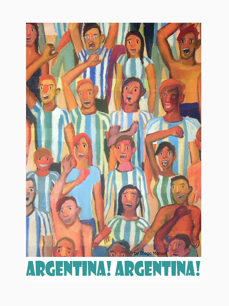Argentina soccer fan by Diego Manuel Rodriguez