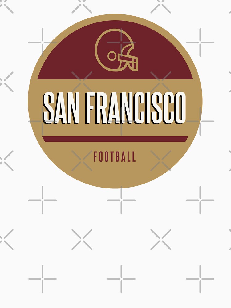 san francisco retro football by BVHstudio