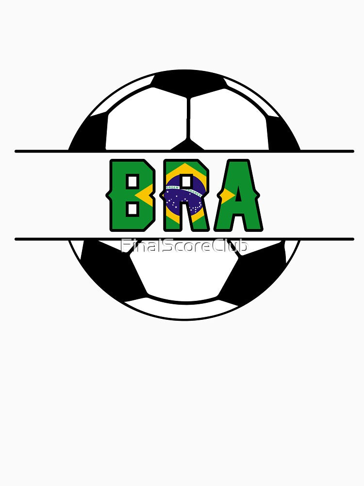 Brazil Soccer BRA Design by FinalScoreClub