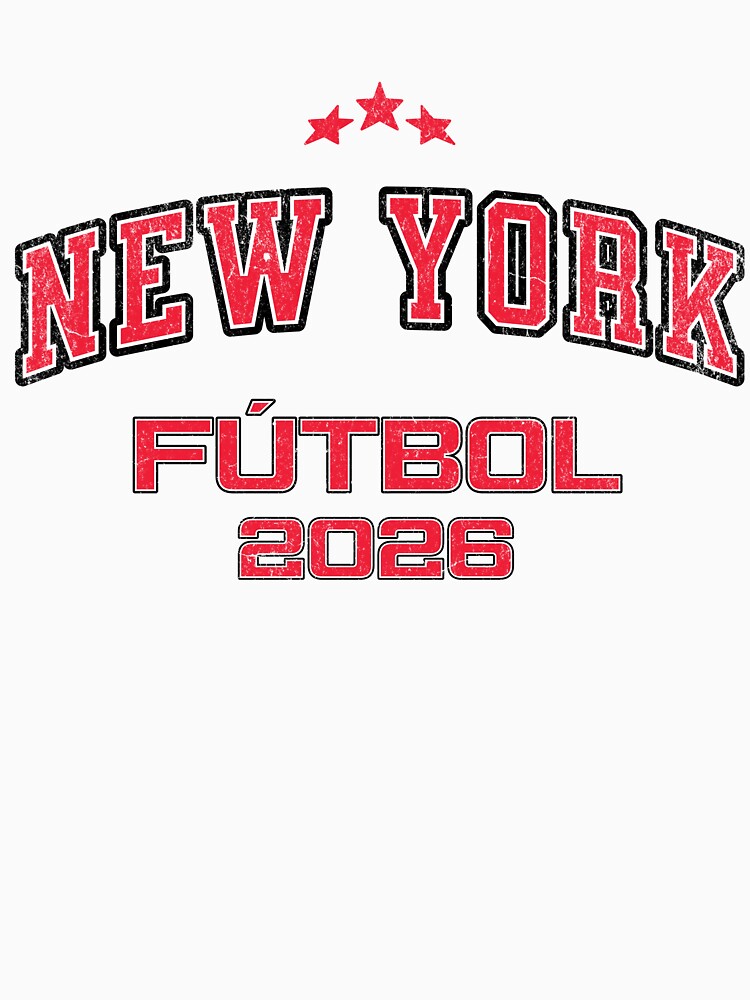 New York Fútbol 2026 - Vintage Soccer Fan Gear | Lateawear by Tee Nook