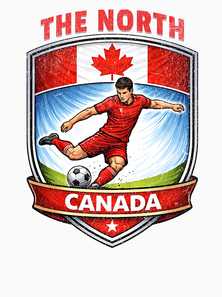 Canada Vintage Soccer Badge 2026 - The North Edition by Tee Nook
