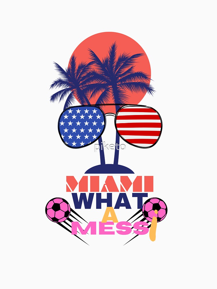 Funny MESSI INTER MIAMI soccer T-shirt Men's classic tee for soccer team Inter Miami Leo fans Tee big soccer Messi trend Tshirt by piketo