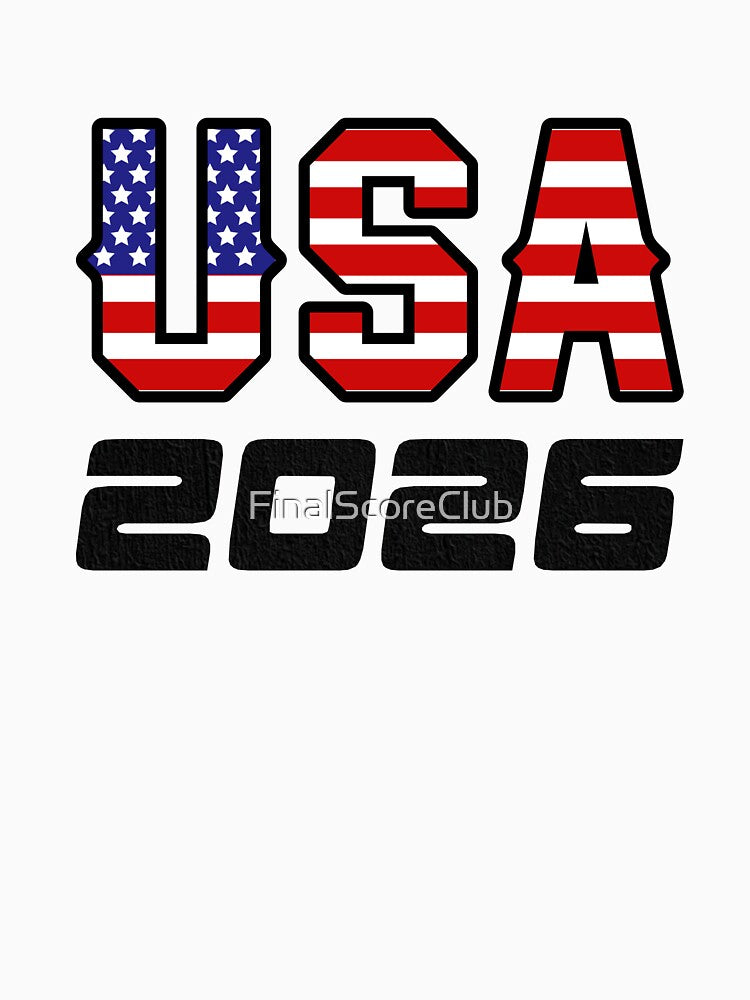 United States USA 2026 Design by FinalScoreClub