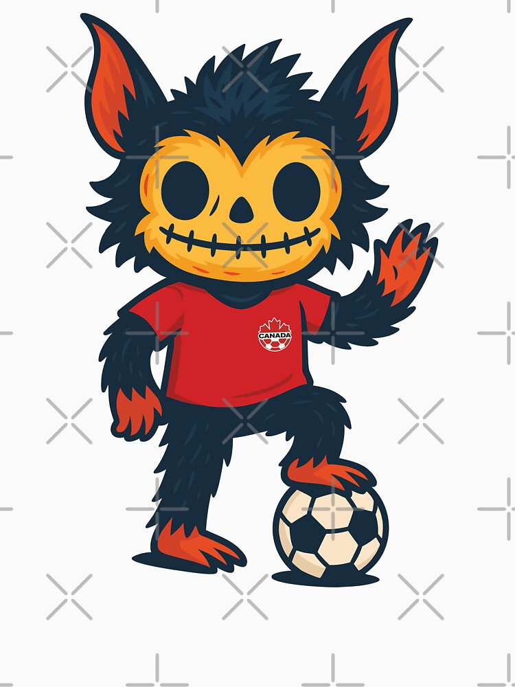 Copy of Creepy Cute Monster – Canada Soccer Edition by Weasel Graphix