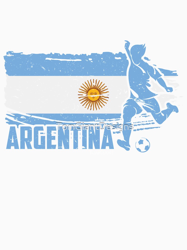 Football Soccer Argentina Flag by TomGiantDesigns