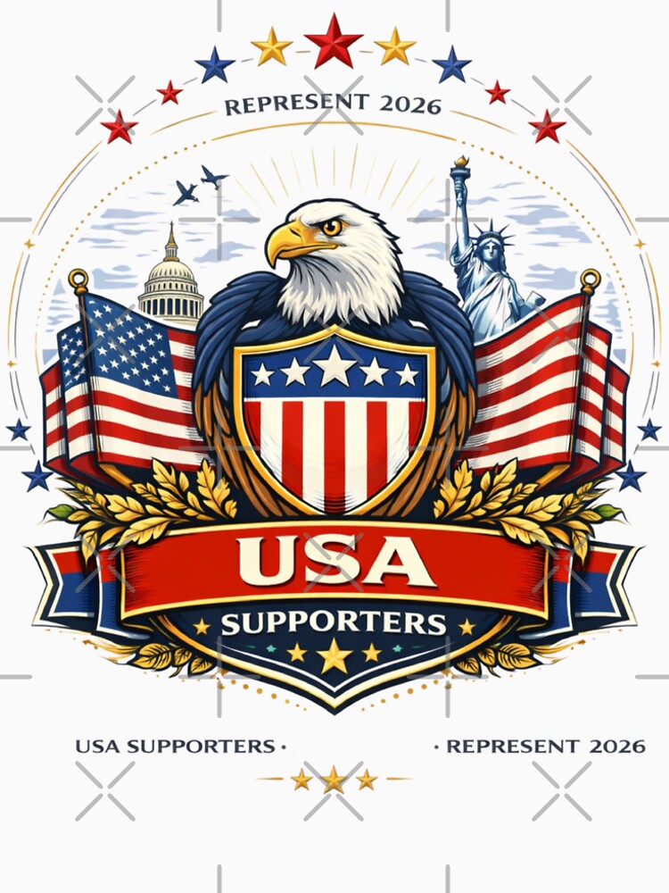USA Soccer 2026 – American Football Fans T-Shirt | USA Pride World Tournament by Inner Flame Studio