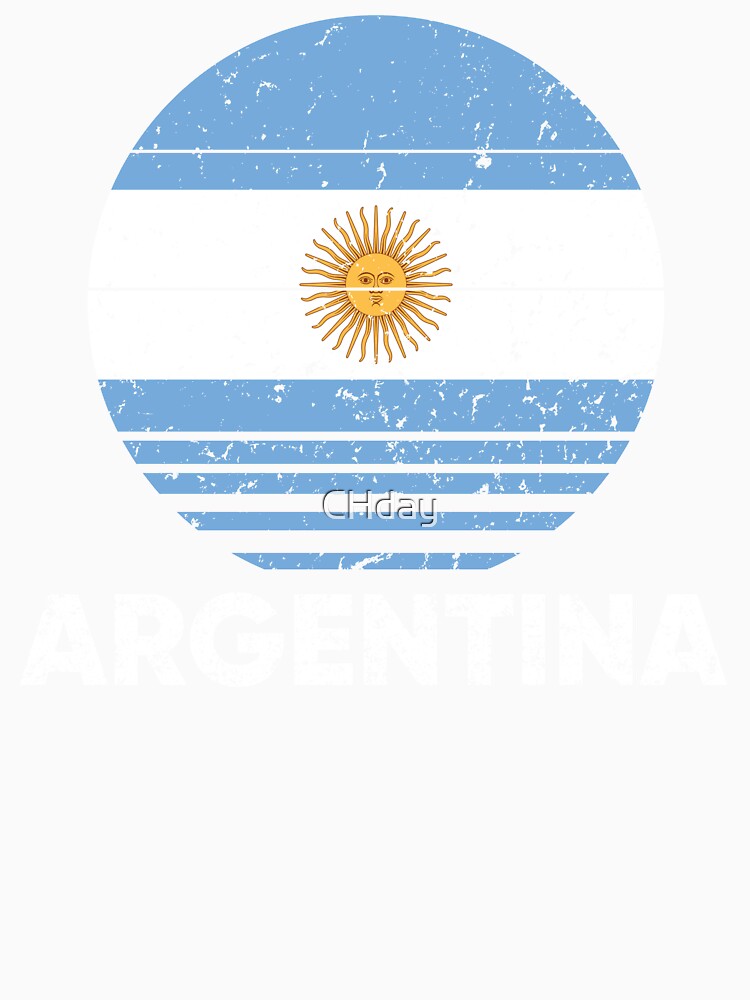 Argentina Vintage Sunset Argentinian Flag Pride by CHday