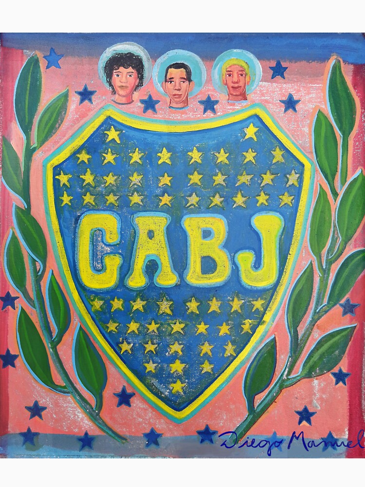The shield of Boca by Diego Manuel Rodriguez