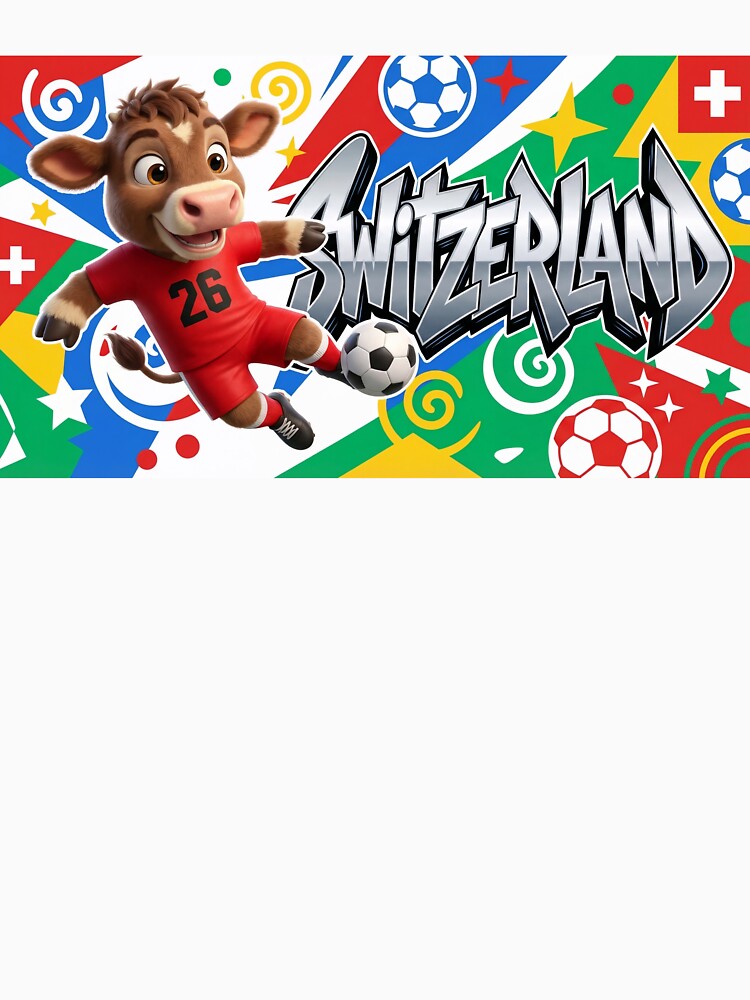World Cup 2026 Switzerland Soccer Team Fan Art by Jesús Iachini
