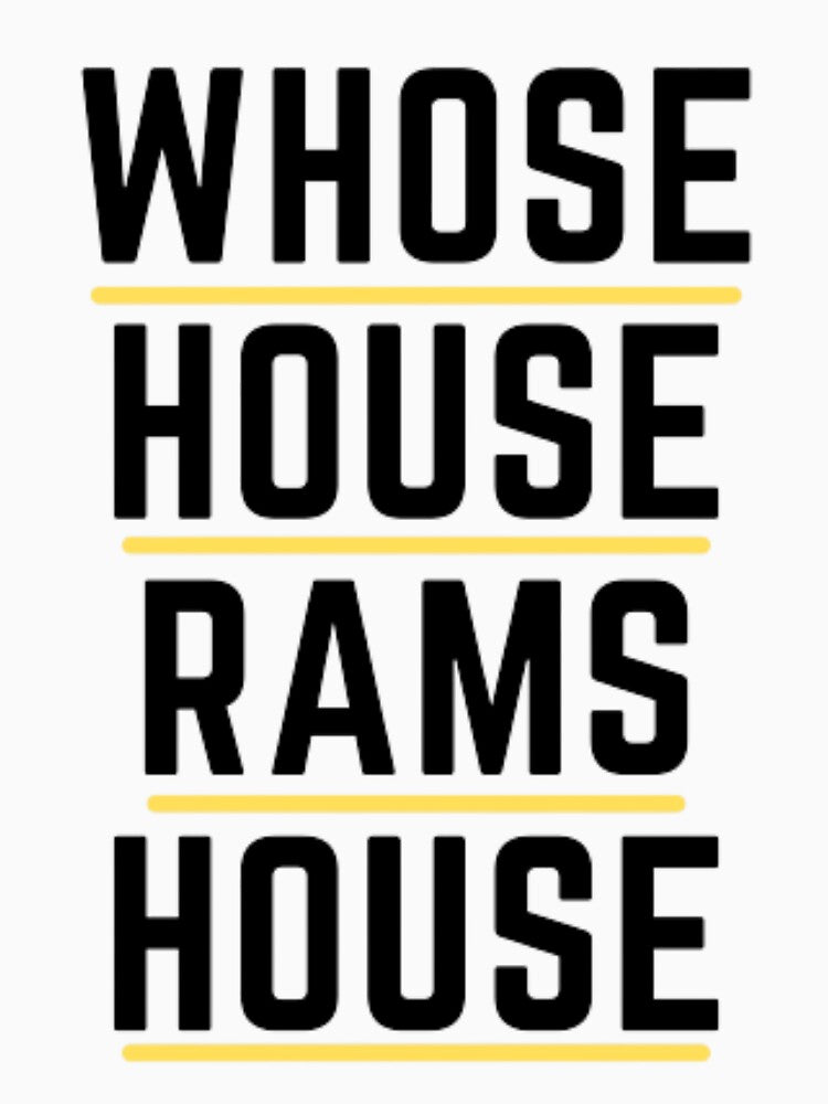 WHOSE HOUSE Rams House Classic-Essential  T-Shirt by SAABDERRAHIM