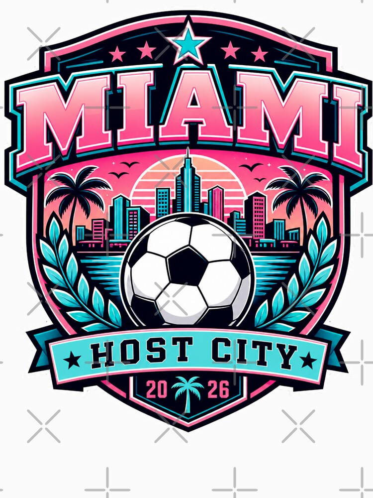 Miami 2026 Host City Emblem Soccer Football Events by BrickByDream