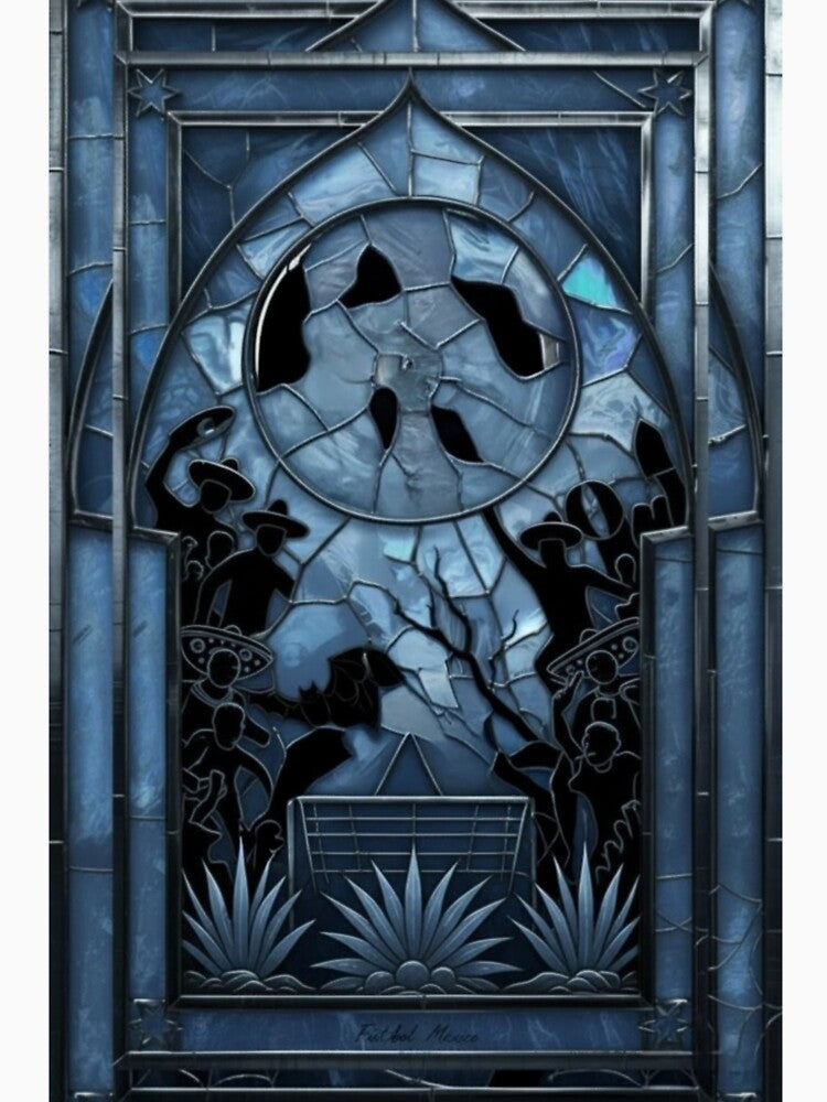 Mexican Soccer Stained Glass Art by BriSher