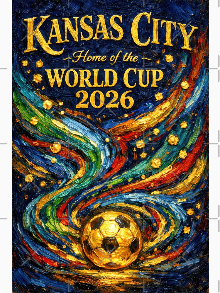 Kansas City Home of the World Cup 2026 Soccer Fan — Moody Jewel Art Print by BrickByDream