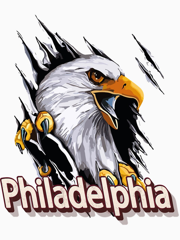 Legged Bird with claws Philadelphia fans by DragonPrint