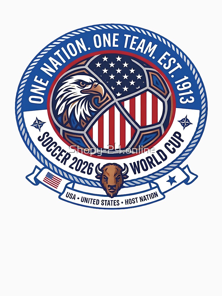 USA Soccer 2026 World Cup United States Team Emblem by Shopy-24.online