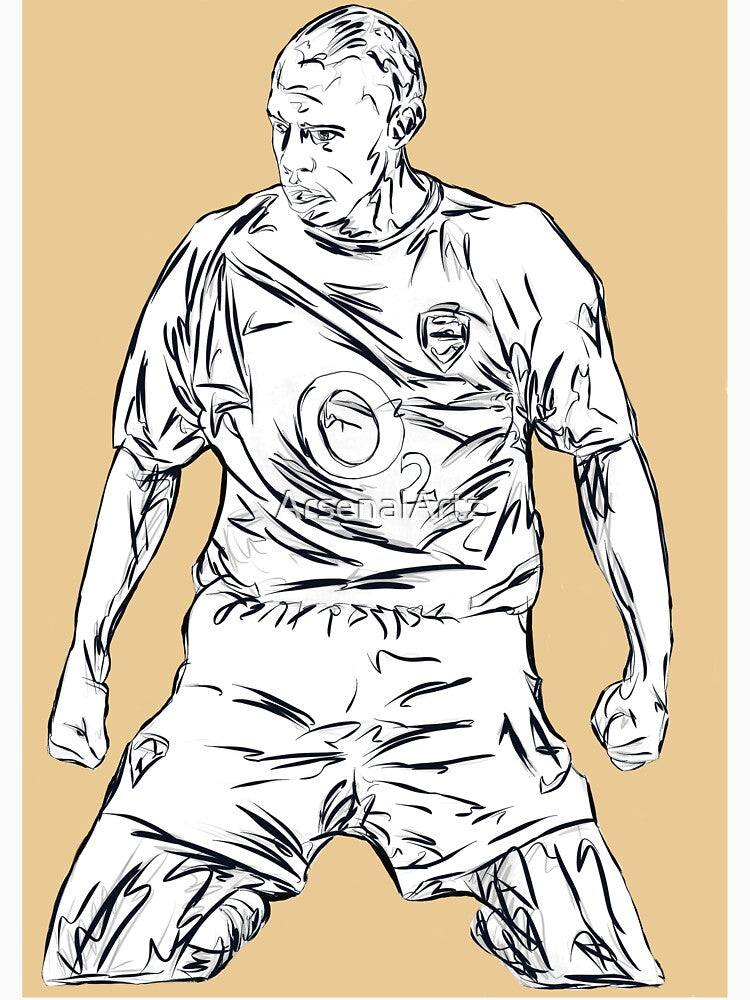 Thierry Henry - King of North London by ArsenalArtz