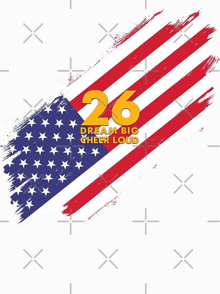 USA Soccer Ball 2026 Dream Big Cheer Loud by BananaPrint