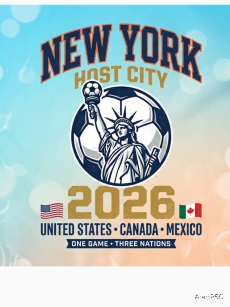 New York City NYC Soccer Host City 2026 Fan Art by Aram250