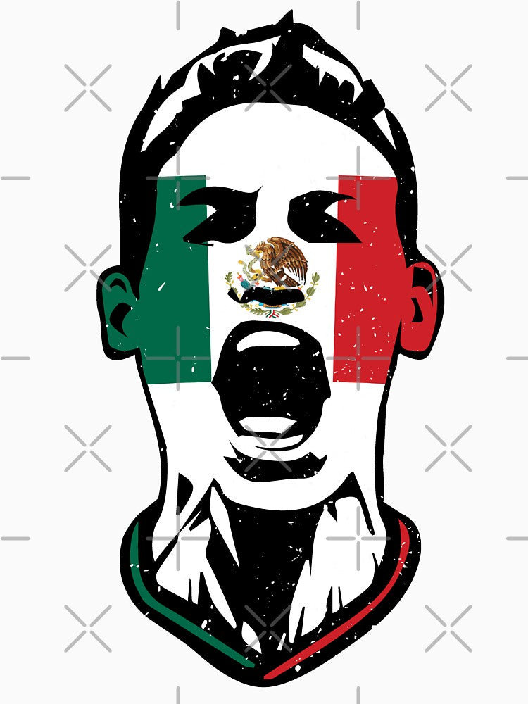 Mexico Team 2018 Fan Flag Face by screenworks