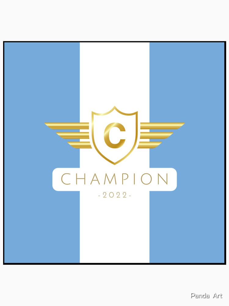 congratulations argentina champion soccer fifa worldcup champions 2022 by Panda  Art