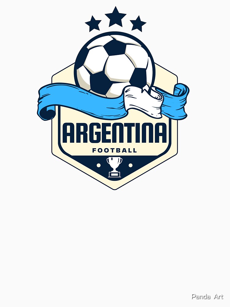 Argentina football and soccer team FIFA worldcup by Panda  Art