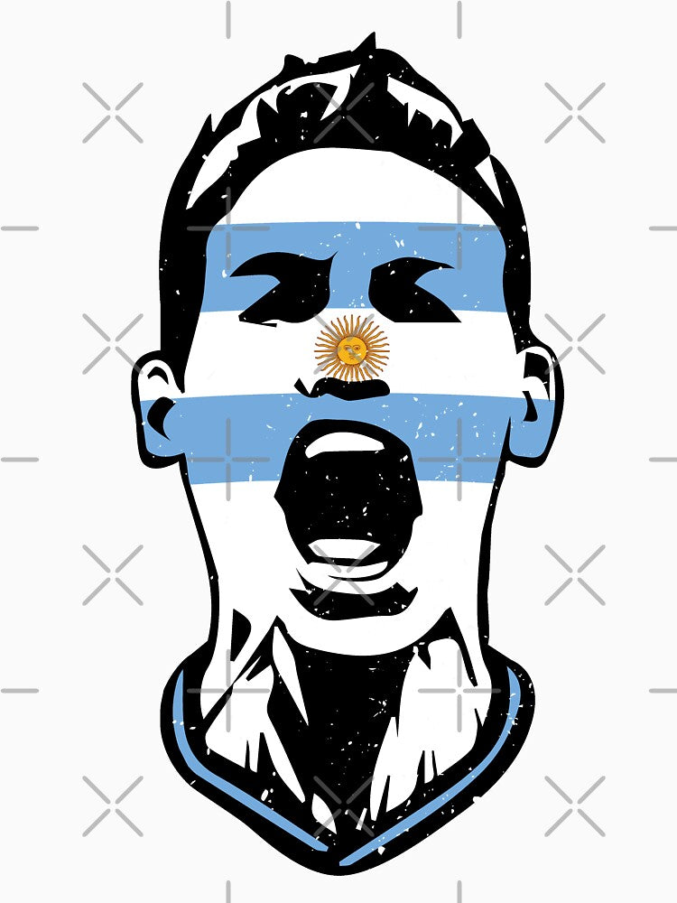 Argentina Team 2018 Fan Flag Face by screenworks