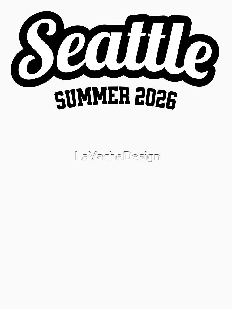 Seattle Summer 2026, Soccer City, Global Game, PNW Pride by LaVacheDesign