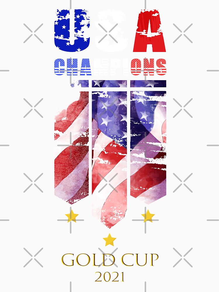 USA Champions Gold Cup 2021 shirt, for men Nations League Champions t-shirt by CoolDesign-AS