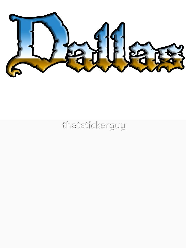 Dallas chrome style by thatstickerguy